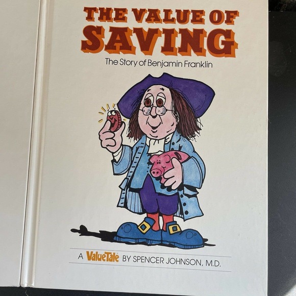 ValueTales Series Lot of 2-Value of Giving & Value of Saving Ben Franklin 1st Ed - Picture 2 of 12